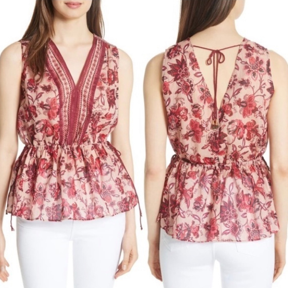 Kate Spade paisley blossom top conch shell